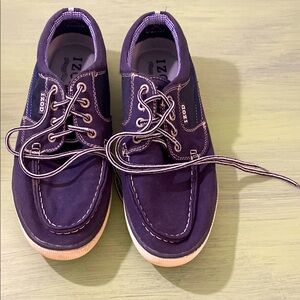 Izod Blue Boat Shoes Classic Moccasin Style